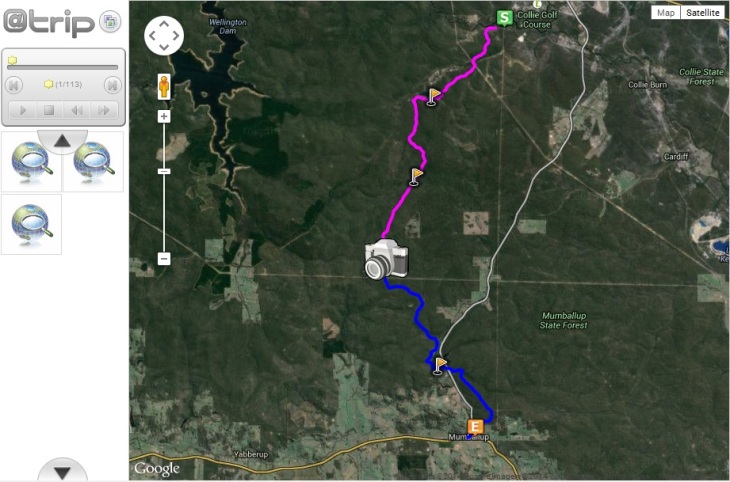 Collie_Mumbalup_Route