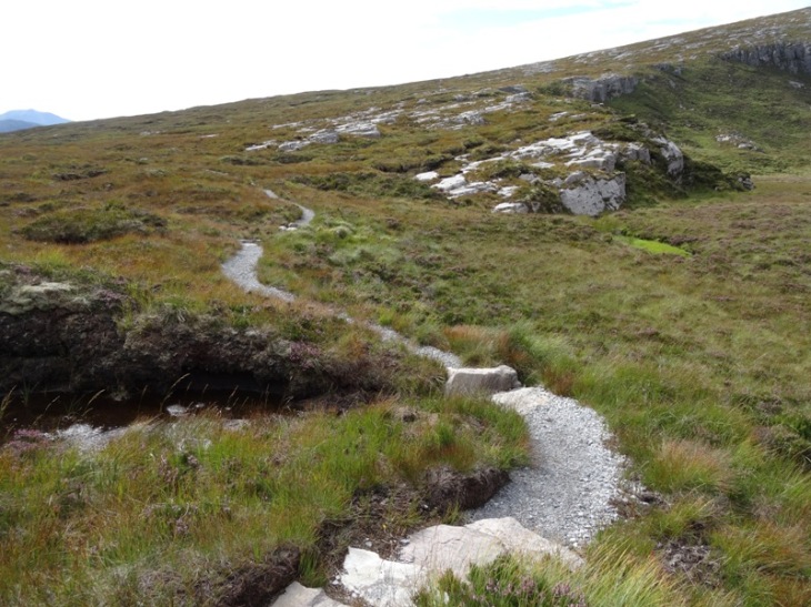 The new path to Spidean Conich. It is lovely, very obvious and was definitely worth backtracking to find!