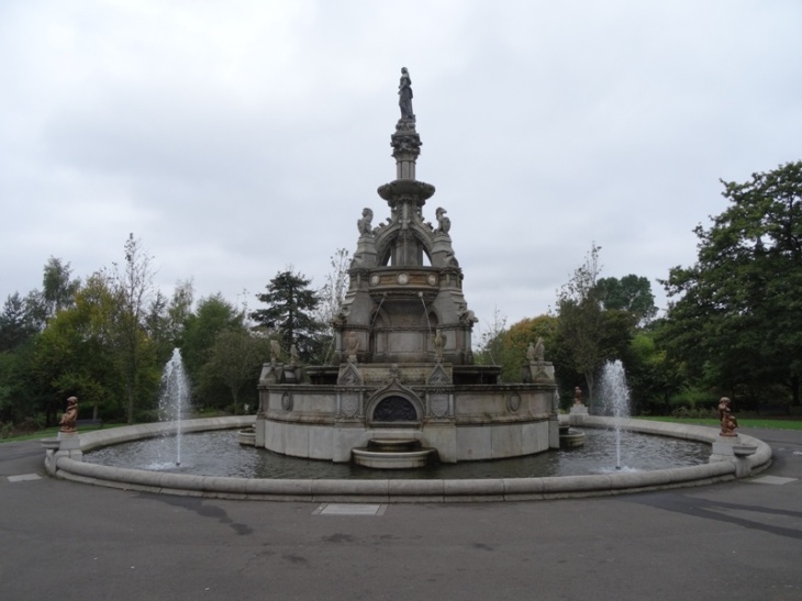 Stewart Memorial Fountain (I think) in Kelvingrove Park.