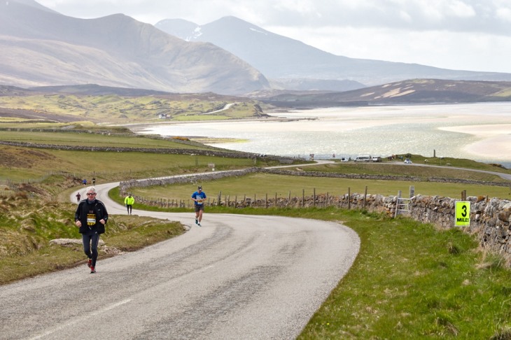 The last few miles into town coming up from the Kyle of Durness