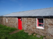 Up close at Strathchailleach bothy.