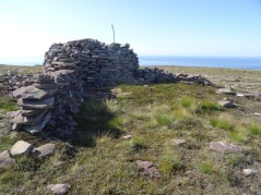 A fort on top of Cnoc a' Ghiubais.