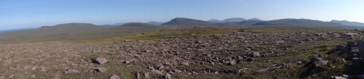 Nice panorama east of Cnoc a' Ghiubhais.
